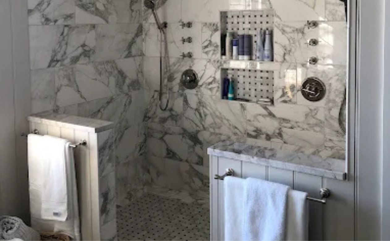 custom tile shower installation in Steinbach, MB