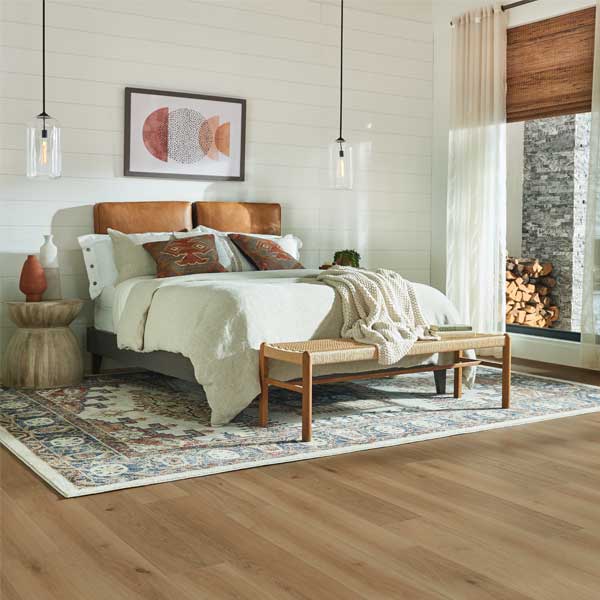 hardwood flooring in bedroom